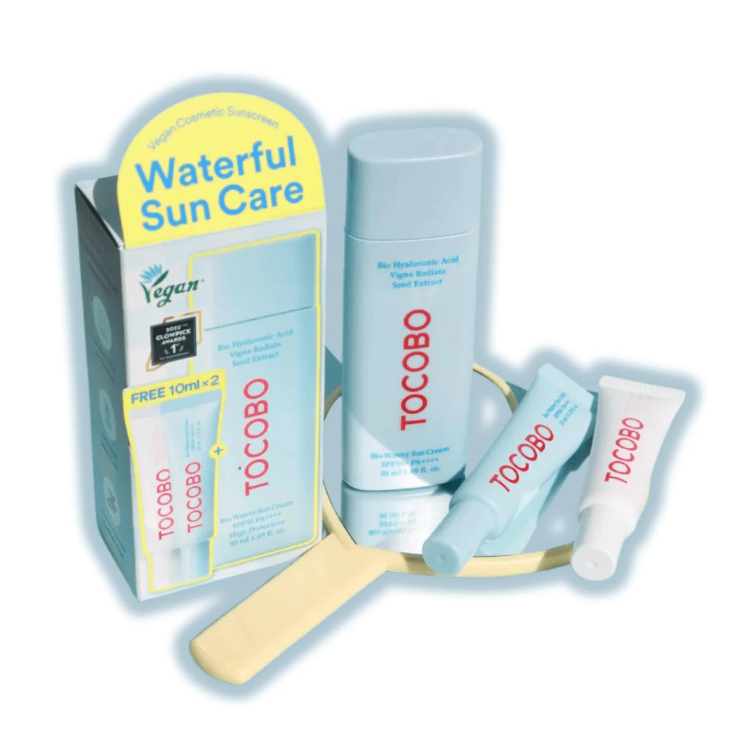 Bio Watery Sun Cream + Deluxe Set - TOCOBO **PREVENTA**